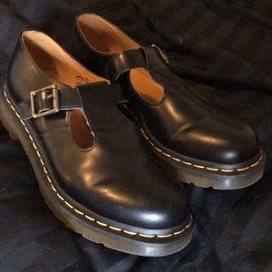 New Dr Martens “Polley Smooth” mary janes size 9